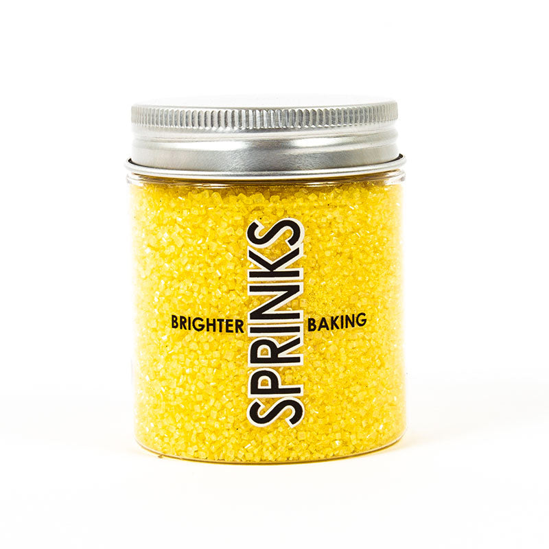 YELLOW Sanding Sugar (80g) - by Sprinks