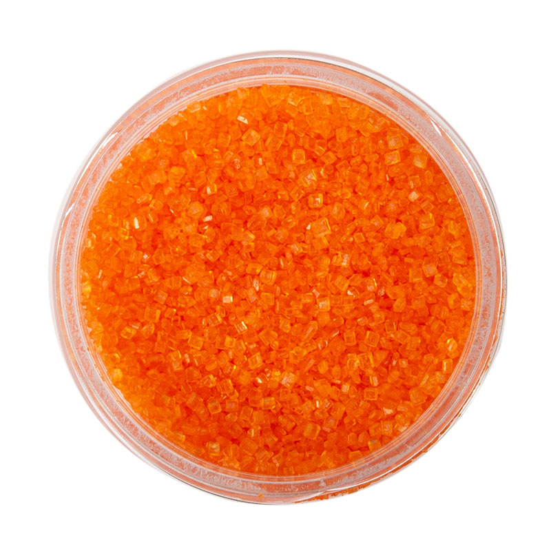 500g ORANGE Sanding Sugar - by Sprinks