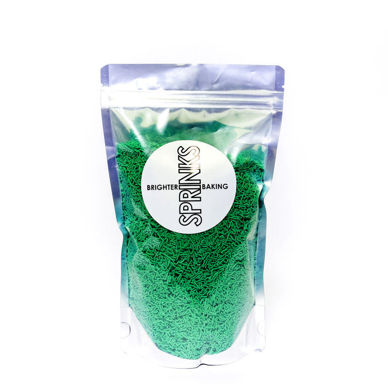 500g Jimmies 1mm GREEN - by Sprinks