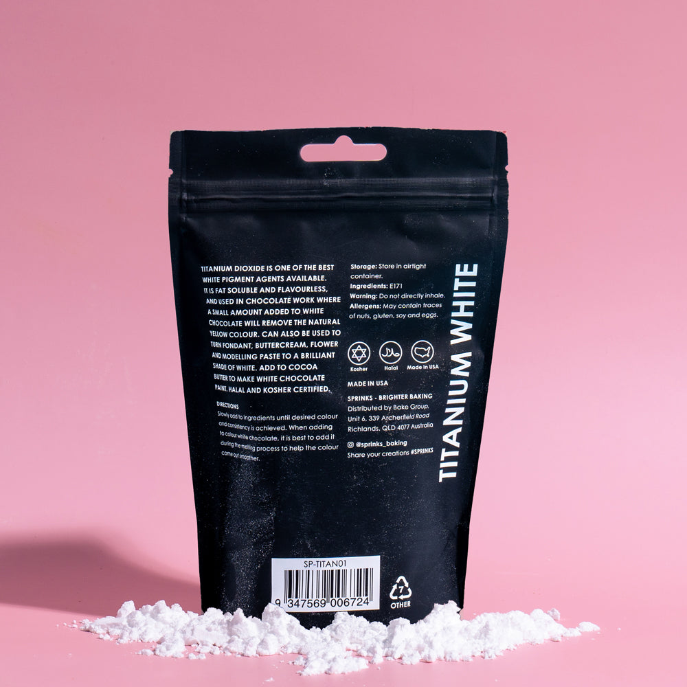 SPRINKS Baking Essentials - Titanium White (100g)
