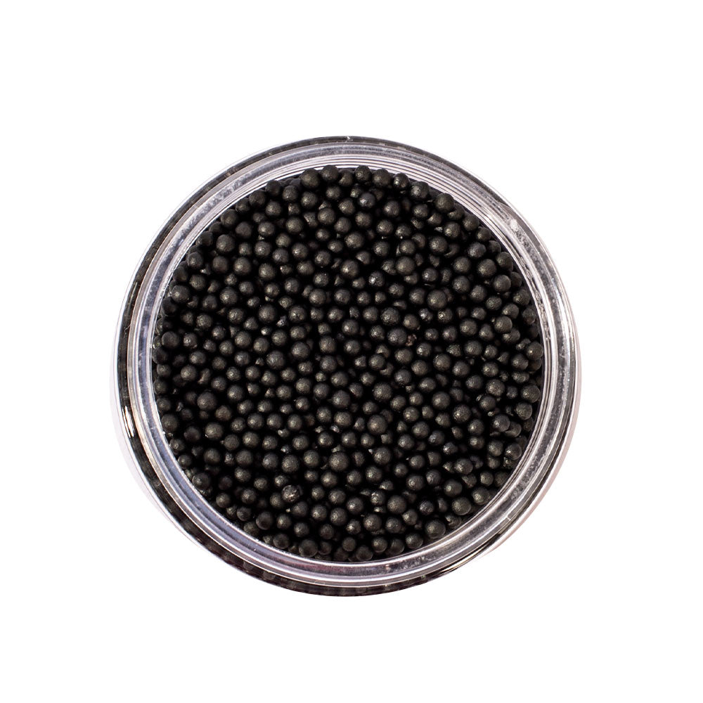 500g Nonpareils BLACK - by Sprinks