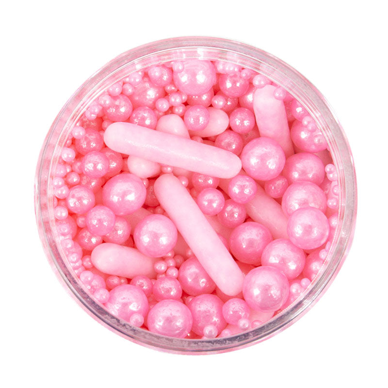 BUBBLE & BOUNCE PINK (75g) Sprinkles - by Sprinks