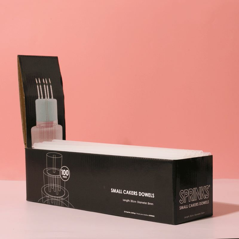 SMALL Opaque Cake Dowels (Box of 100) - by Sprinks