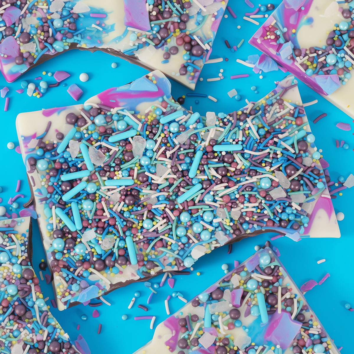 500g ROCK n ROLL WHITE Sprinkles - by Sprinks