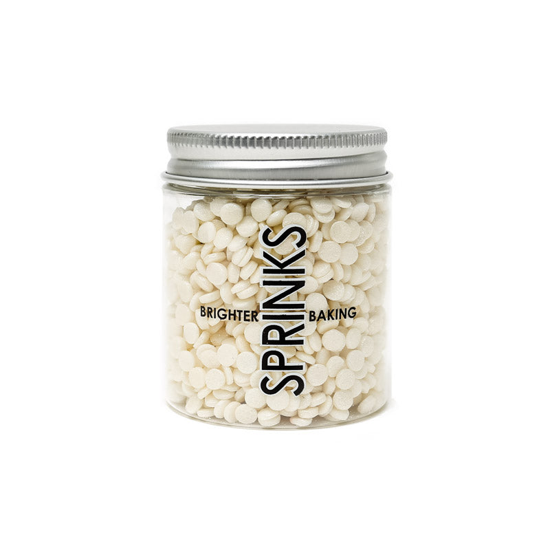WHITE Confetti (50g) - by Sprinks