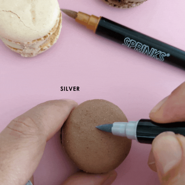 SPRINKS Edible Metallic Pen - SILVER