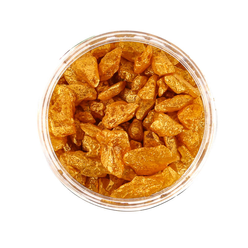500g GOLD Large Rock Sugar Sprinkles - by Sprinks
