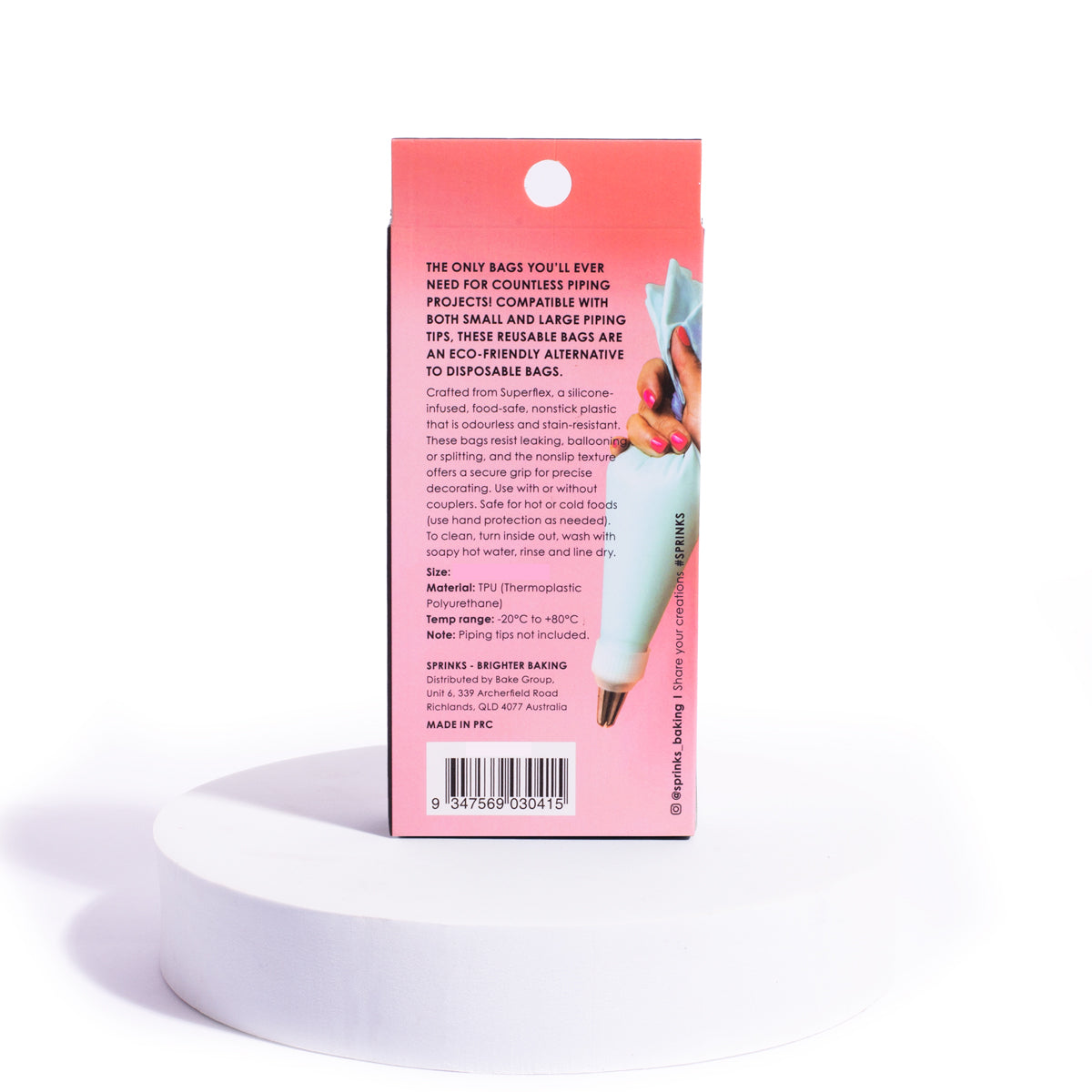 Reusable 14" SUPERFLEX Piping Bag (2 pack) - by Sprinks