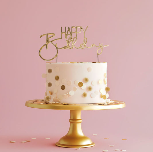 WHITE & GOLD Wafer Decorations (9g) - by Sprinks