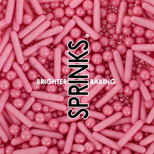 500g BUBBLE & BOUNCE PINK Sprinkles - by Sprinks
