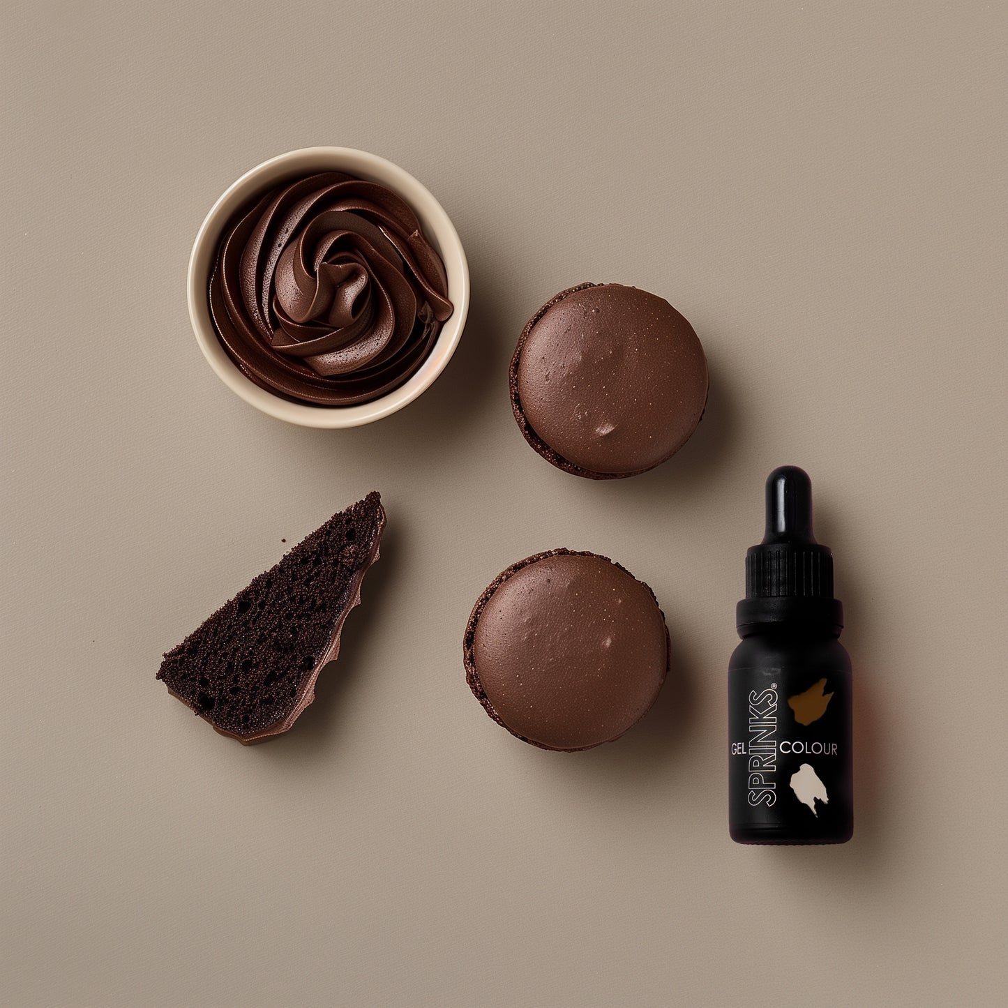 Sprinks BROWN Gel Colour (15ml)**