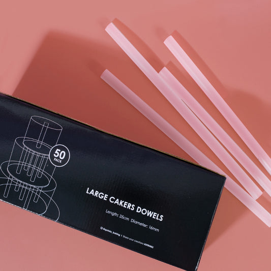 LARGE Opaque Cake Dowels (Box of 50) - by Sprinks