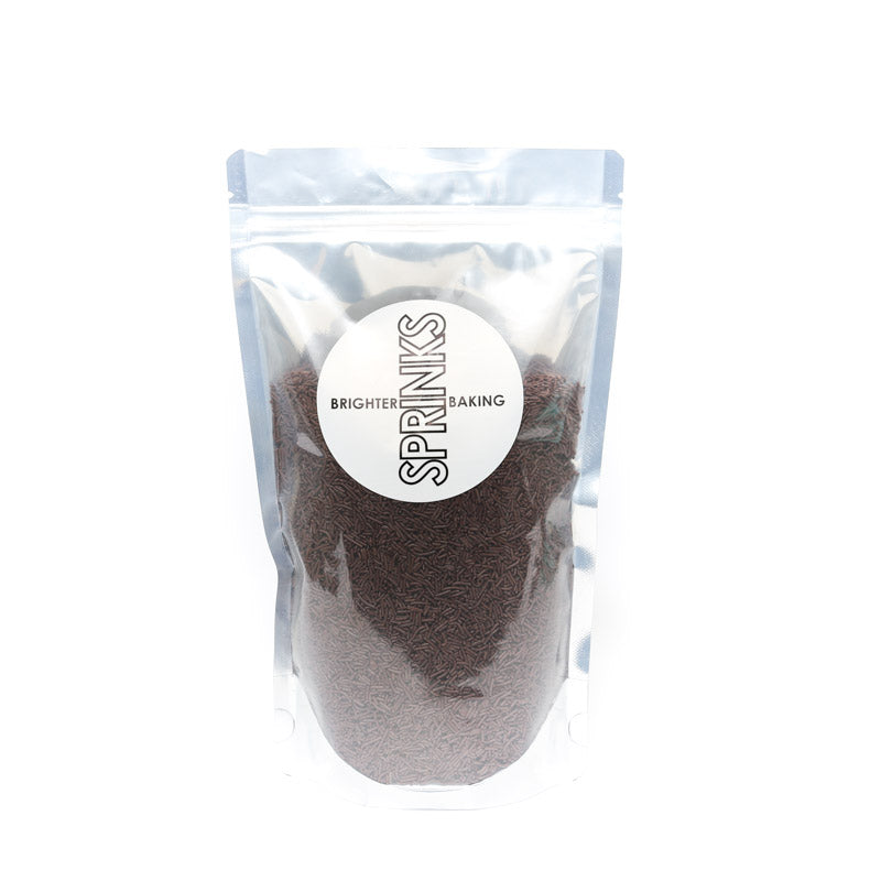 500g Jimmies 1mm CHOCOLATE - by Sprinks