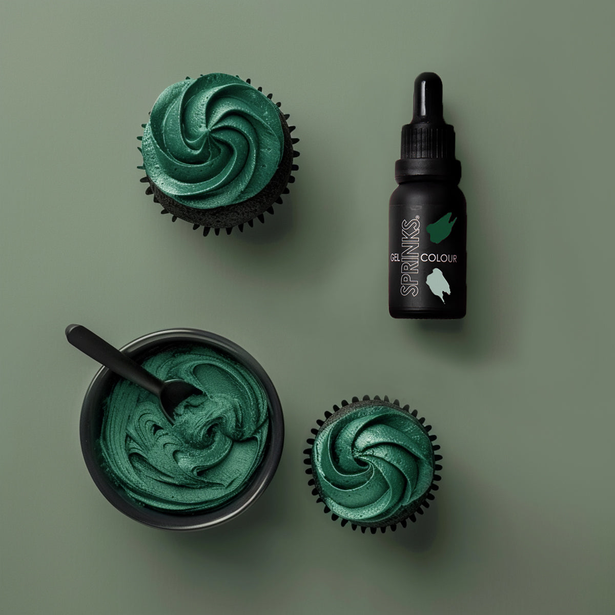 Sprinks FOREST GREEN Gel Colour (15ml)**