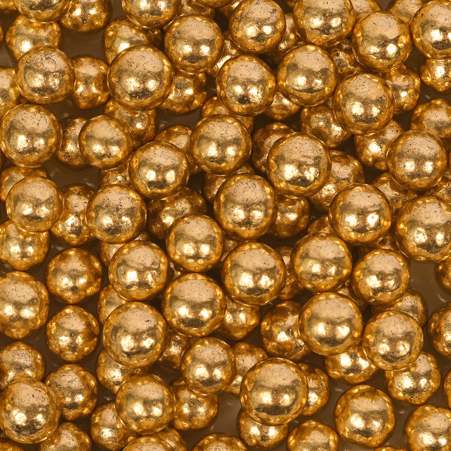 Sprinks Pro Series - 2kg Crunchy Shiny Gold 8mm Sprinkles