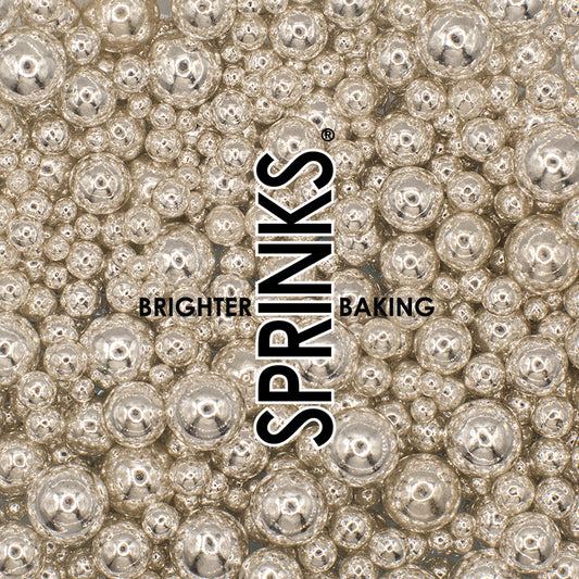 500g SILVER BUBBLE BUBBLE Sprinkles - by Sprinks