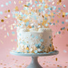 BLUE, WHITE & GOLD Wafer Confetti Decorations (9g) - by Sprinks
