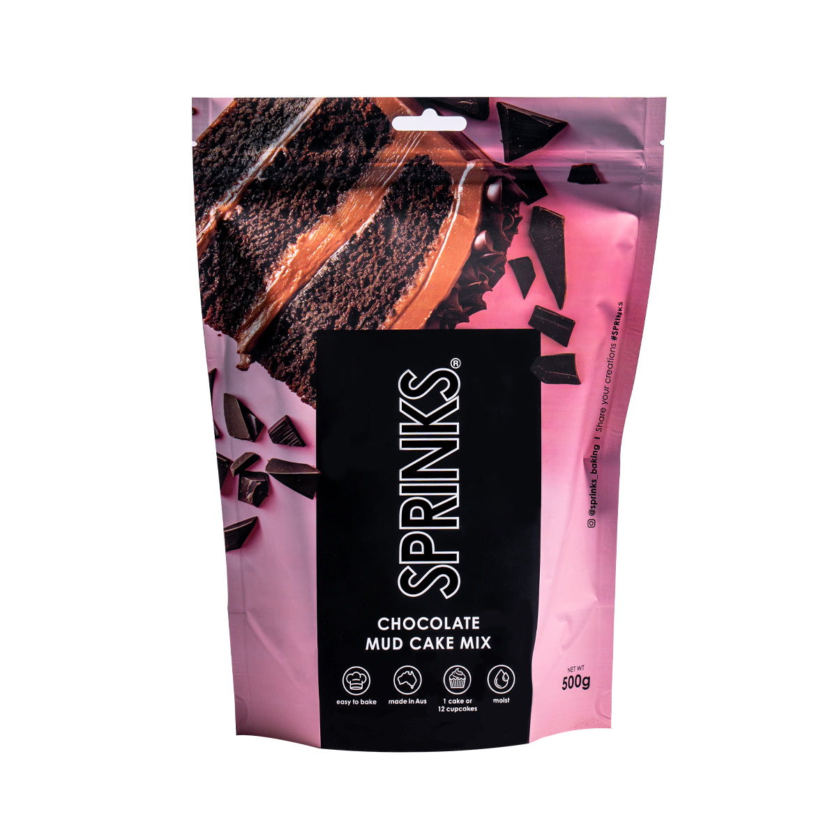 SPRINKS Baking Essentials - Chocolate Mud Cake Mix (500g)**