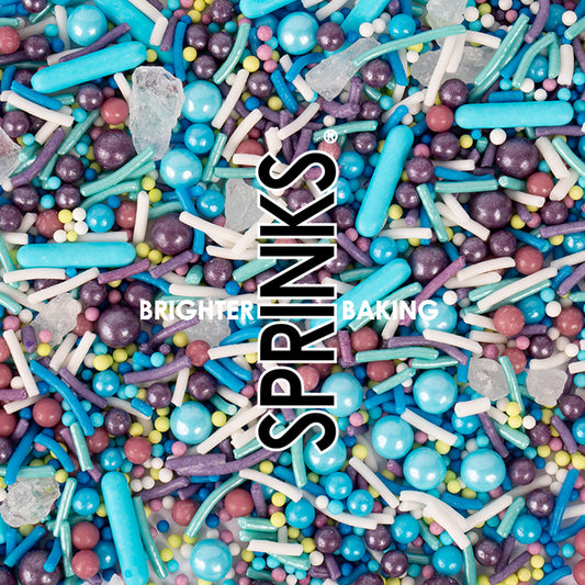500g ROCK n ROLL WHITE Sprinkles - by Sprinks