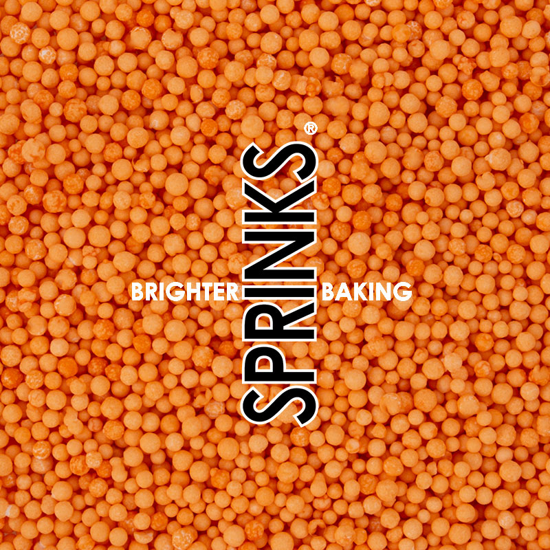 PASTEL PEACH Nonpareils (65g) - by Sprinks