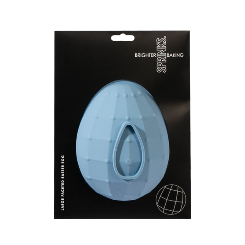 SPRINKS Silicone Mould - LARGE FACETED EASTER EGG