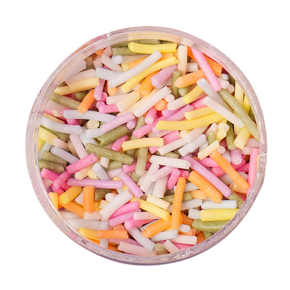 Sugar Free Natural Coloured Jimmies - Pastel Rainbow 60g