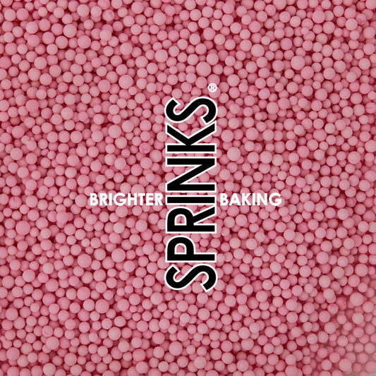 500g PASTEL PINK Nonpareils - by Sprinks