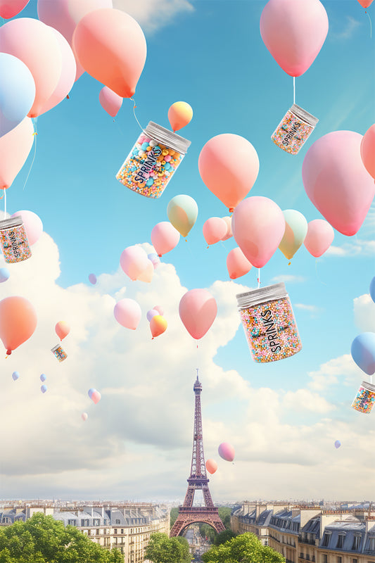 500g PARIS IN SPRING Nonpareils - by Sprinks