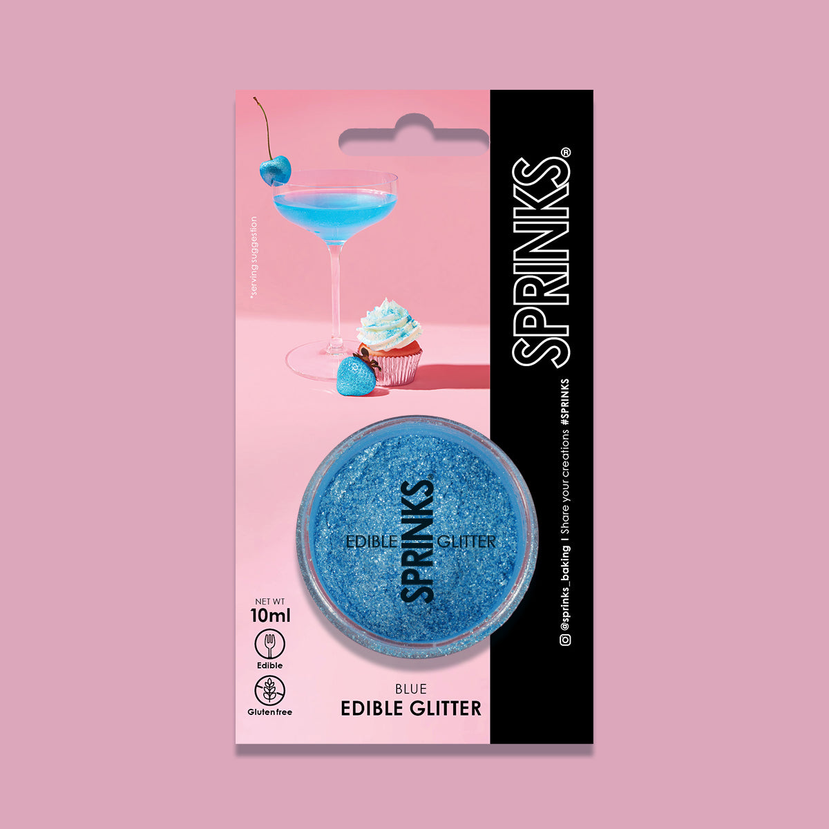Sprinks Edible Glitter (10ml) - BLUE