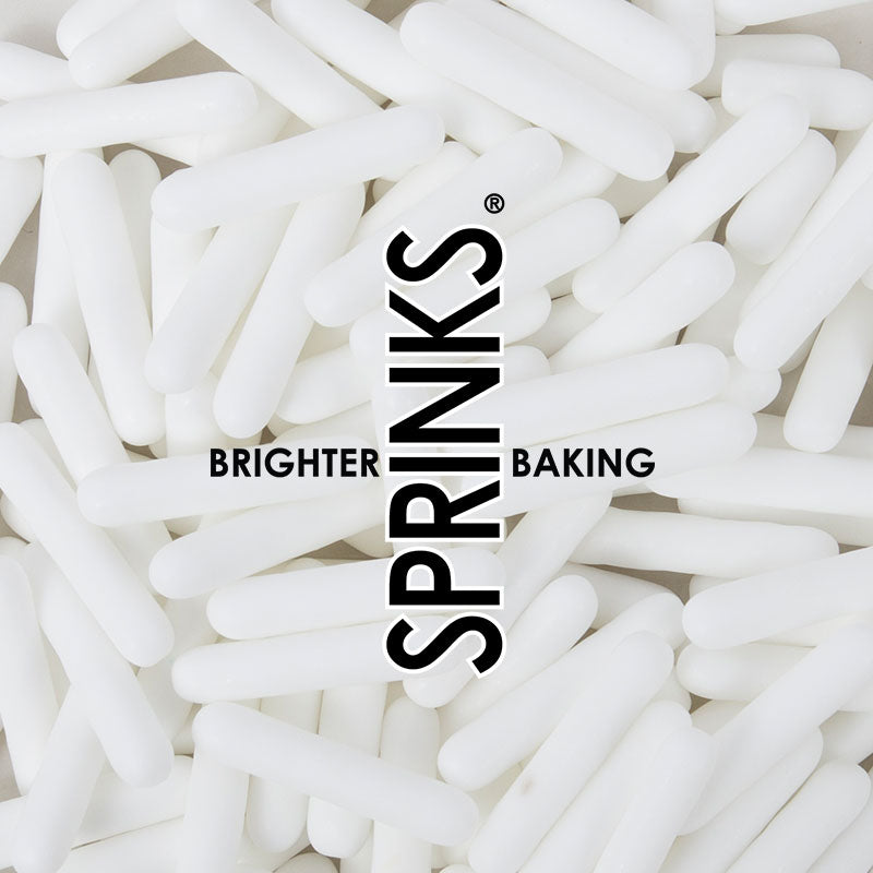 500g MATTE WHITE Rods - by Sprinks