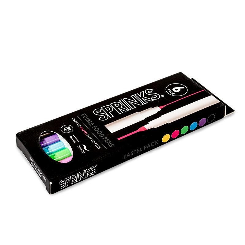 SPRINKS Edible Food Pen Set - PASTEL PACK (Pack of 6)