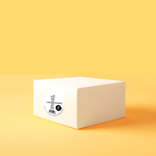 Cake Dummy - SQUARE 5" x 4" High