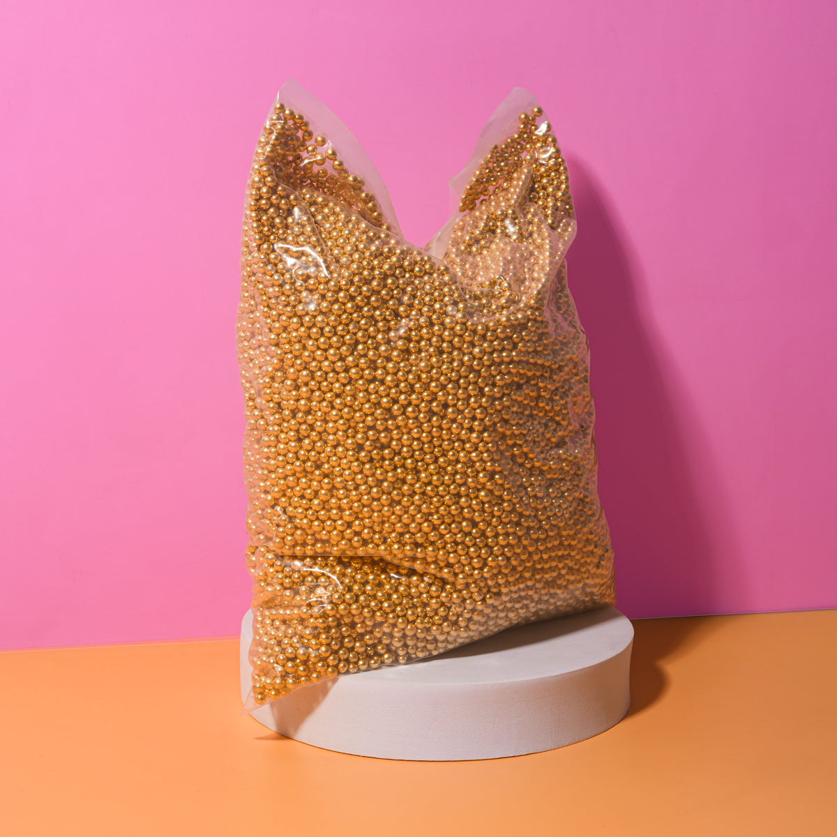 Sprinks Pro Series - 2kg Crunchy Shiny Gold 4mm Sprinkles