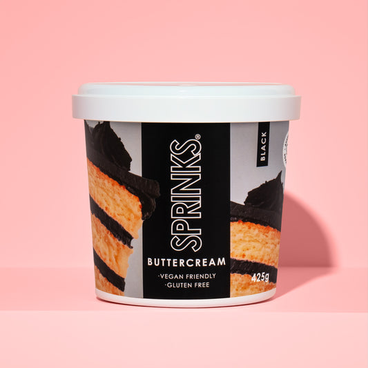 Sprinks BLACK Buttercream (425g)**