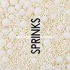 500g WHITE BUBBLE BUBBLE Sprinkles - by Sprinks
