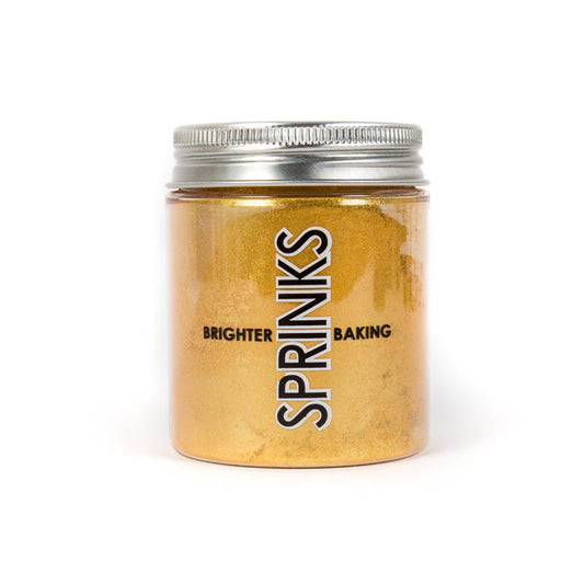 25g BRIGHT GOLD Lustre Dust - Sprinks