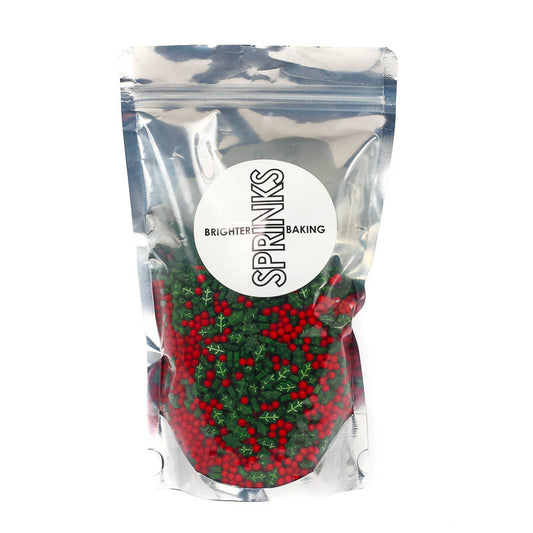 500g DECK THE HALLS Sprinkles - by Sprinks