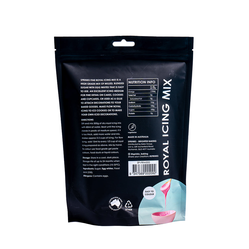 SPRINKS Baking Essentials - Royal Icing Mix (500g)**