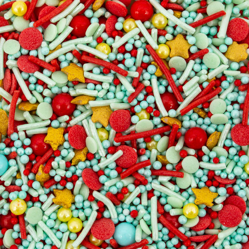500g FELIZ NAVIDAD Sprinkles - by Sprinks