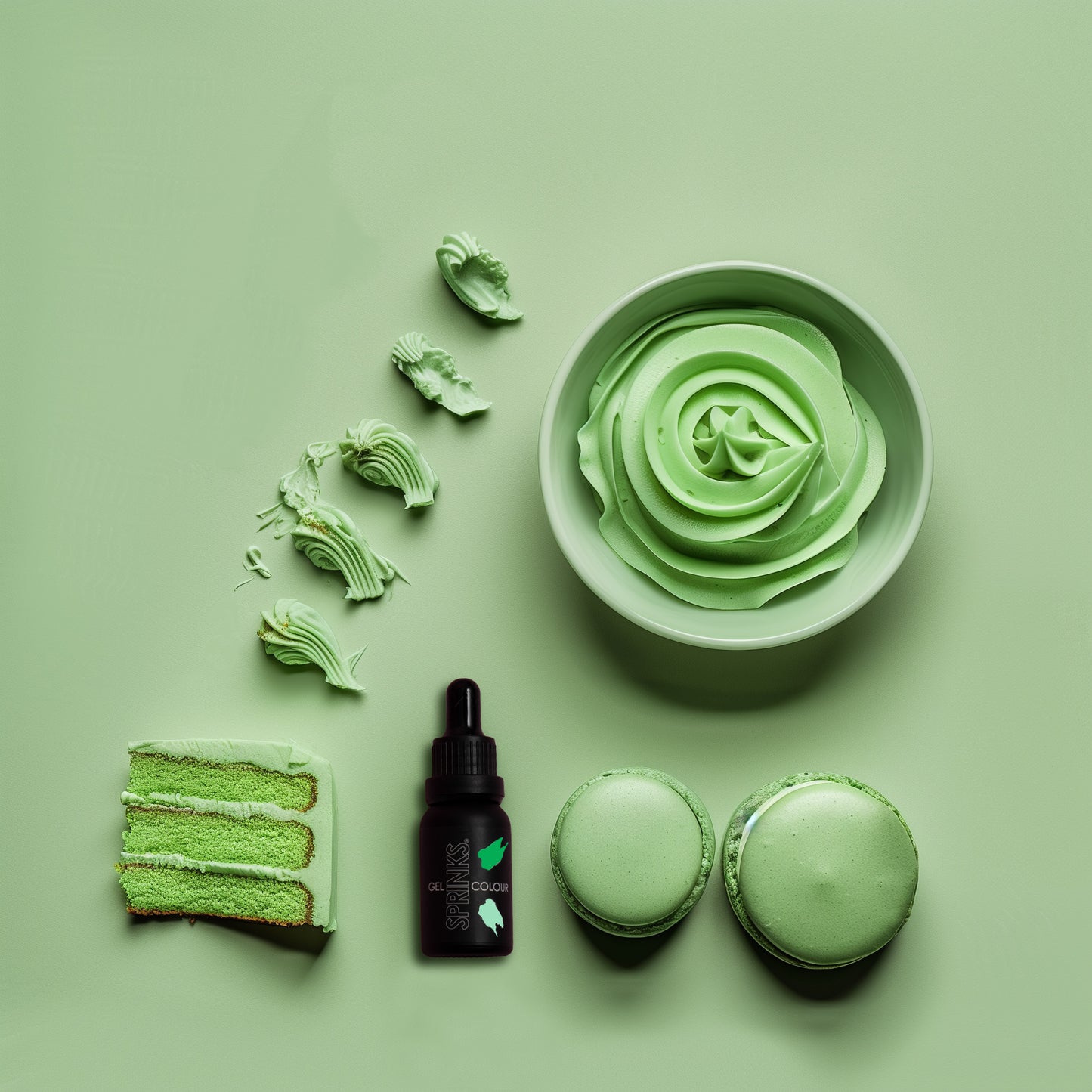 Sprinks GRASS GREEN Gel Colour (15ml)**