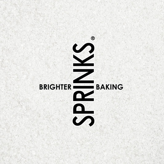 500g WHITE Sanding Sugar - by Sprinks