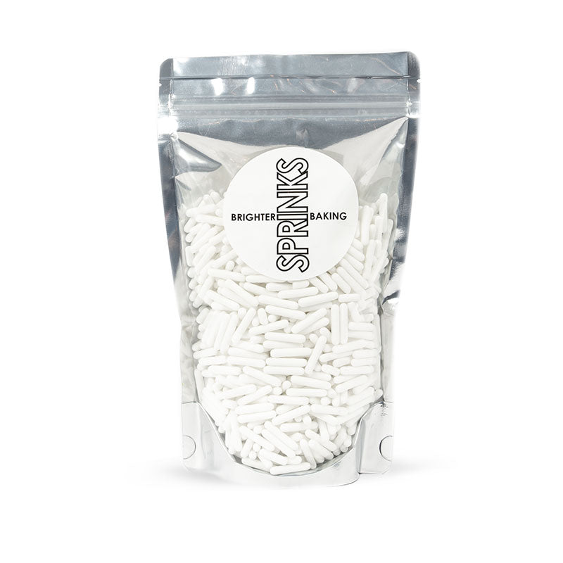 500g MATTE WHITE Rods - by Sprinks