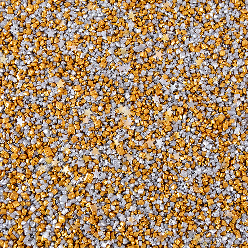 500g GOLD RUSH GLITZ Sprinkles - by Sprinks