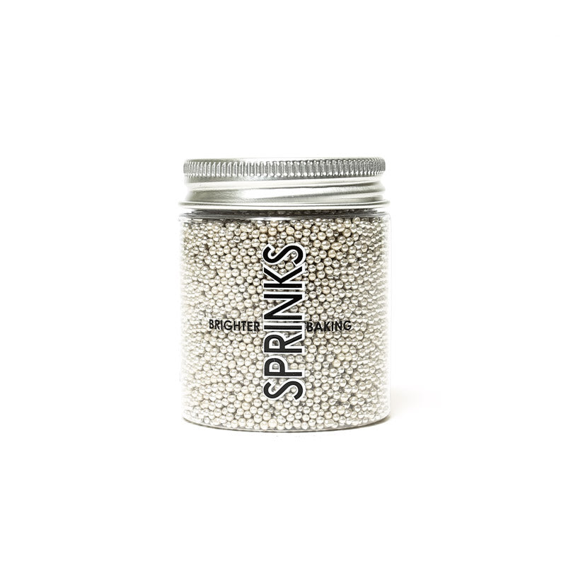 Cachous SILVER 2mm (85g) - by Sprinks