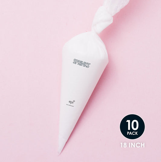 18" DEGRADABLE Piping Bags (Pack of 10) - by Sprinks