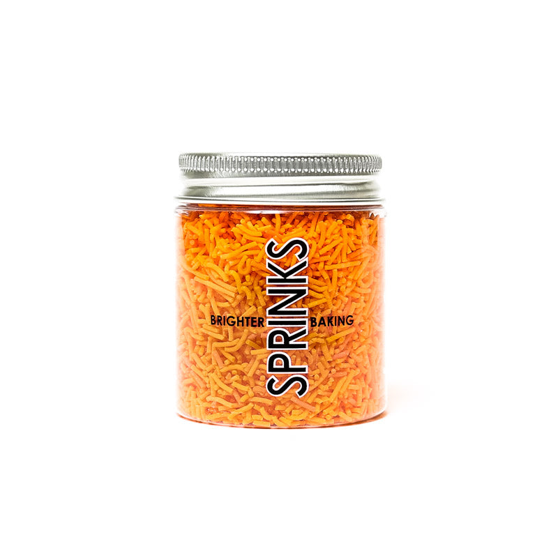 Jimmies 1mm ORANGE (60g) - by Sprinks