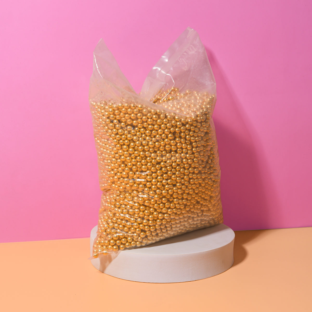 Sprinks Pro Series - 2kg Crunchy Shiny Gold 6mm Sprinkles