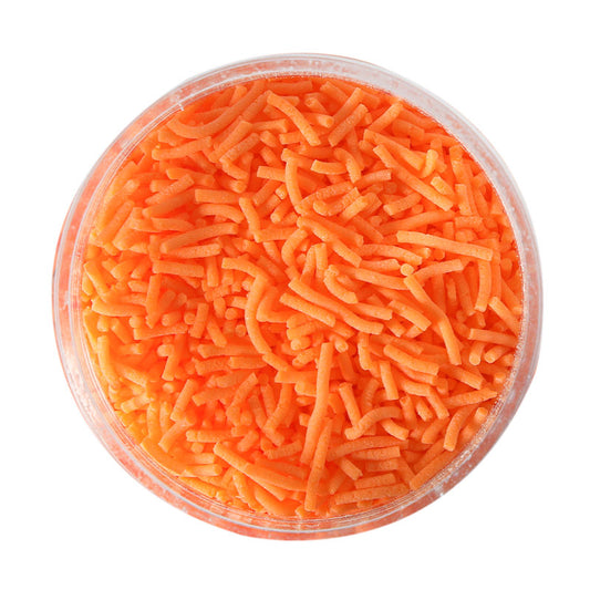 Jimmies 1mm ORANGE (60g) - by Sprinks