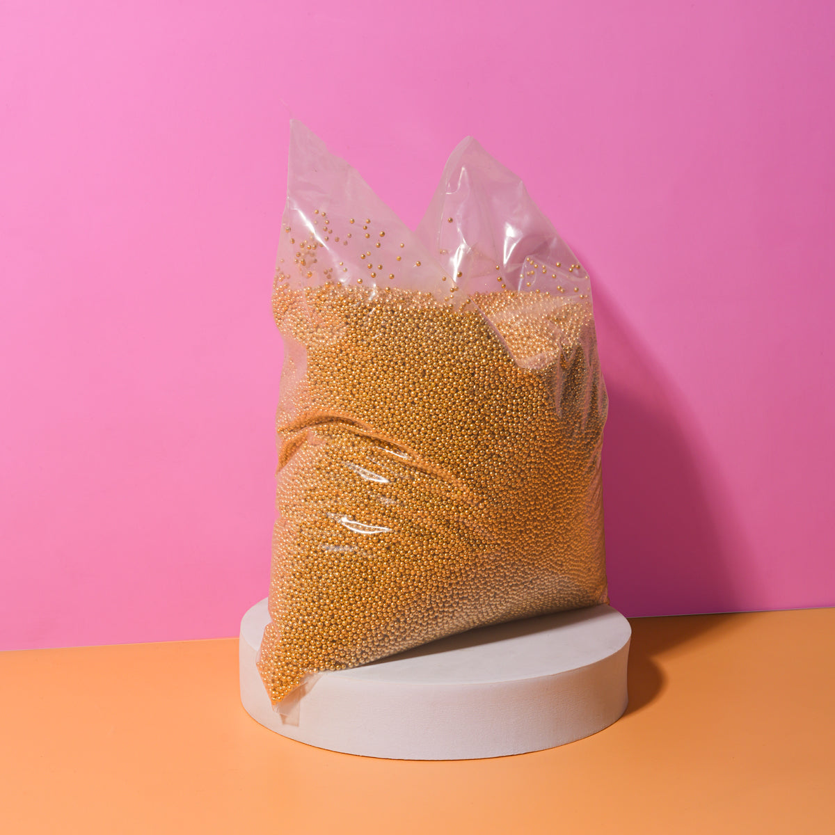 Sprinks Pro Series - 2kg Crunchy Shiny Gold 2mm Sprinkles