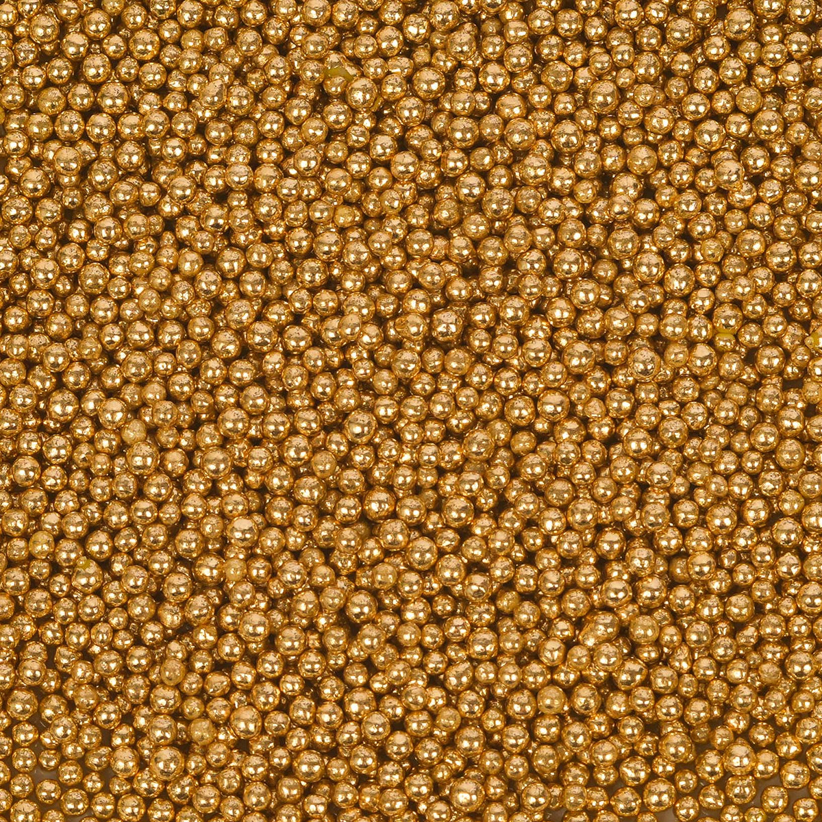 Crunchy SHINY GOLD 2mm Sprinkles (75g)